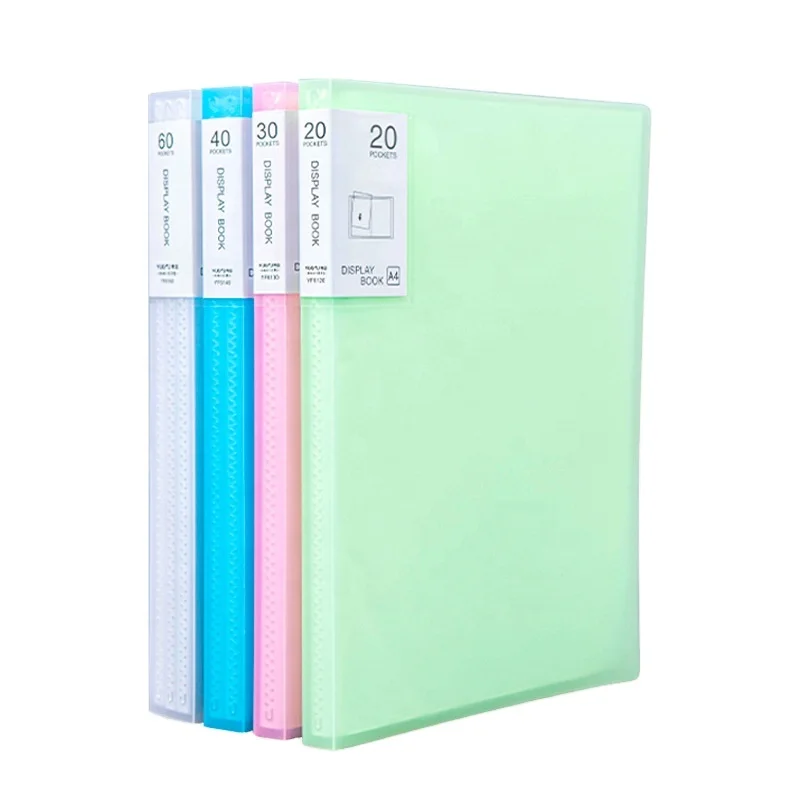 A4Info booklet transparent multi-layer document bag test paper clip pregnancy test book loose-leaf folder music score storage