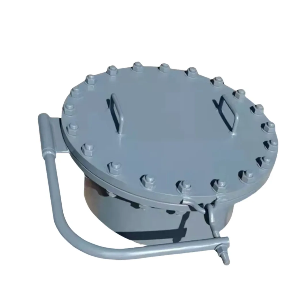 Carbon steel quick opening atmospheric pressure manhole