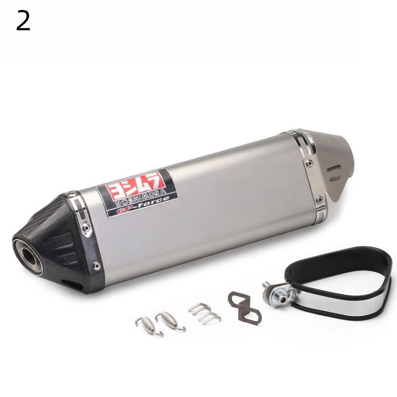 Motorcycle Exhaust Pipe Muffler  Stainless Steel