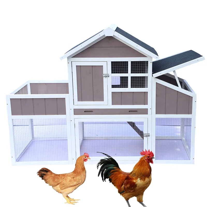 Jaalex Wholesale Cheap Wooden Outdoor Waterproof Removable Luxury Chicken Coops Hen Houses