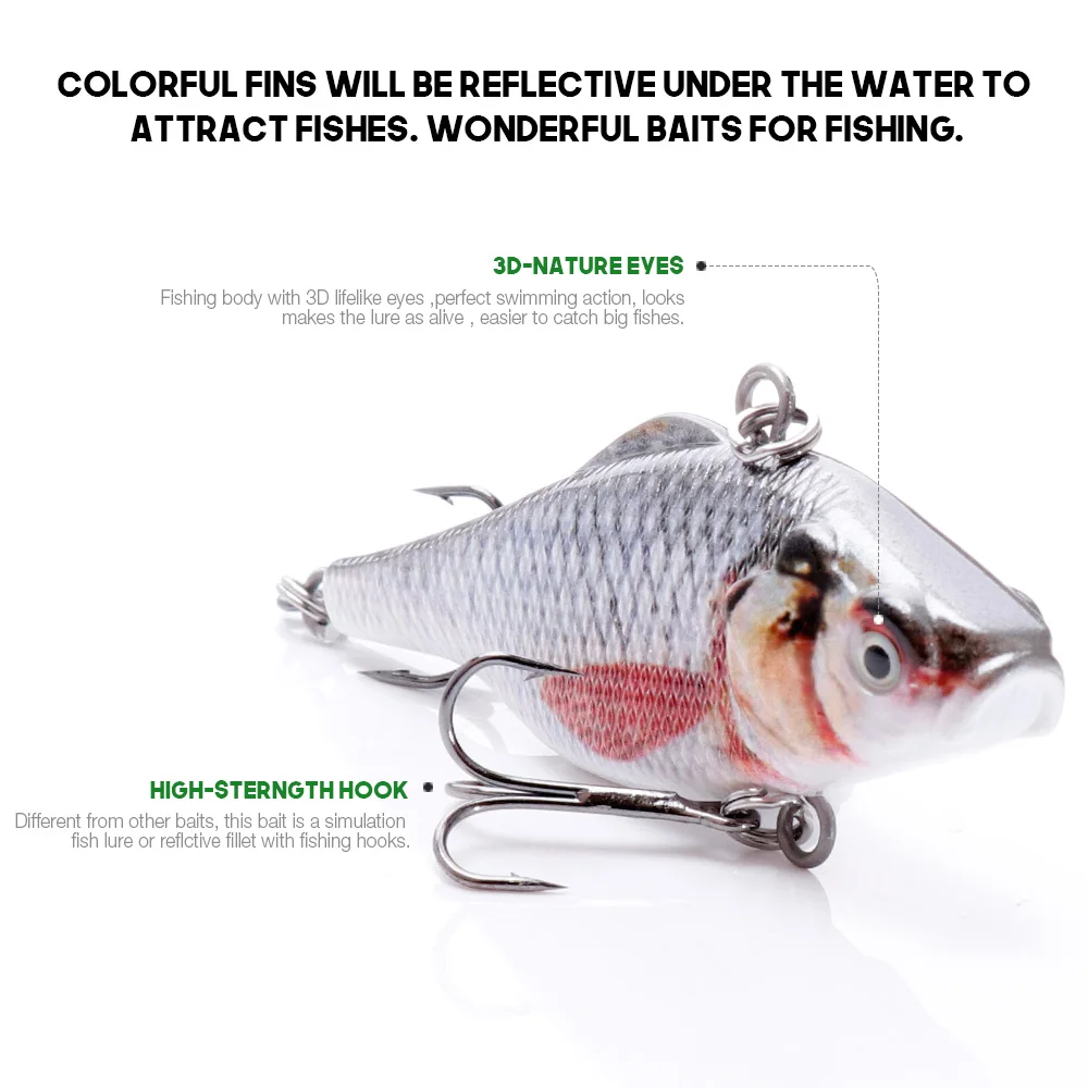 Factory sinking VIB lure vibe fishing lure in China megabass jerkbait bulk fishing tackle