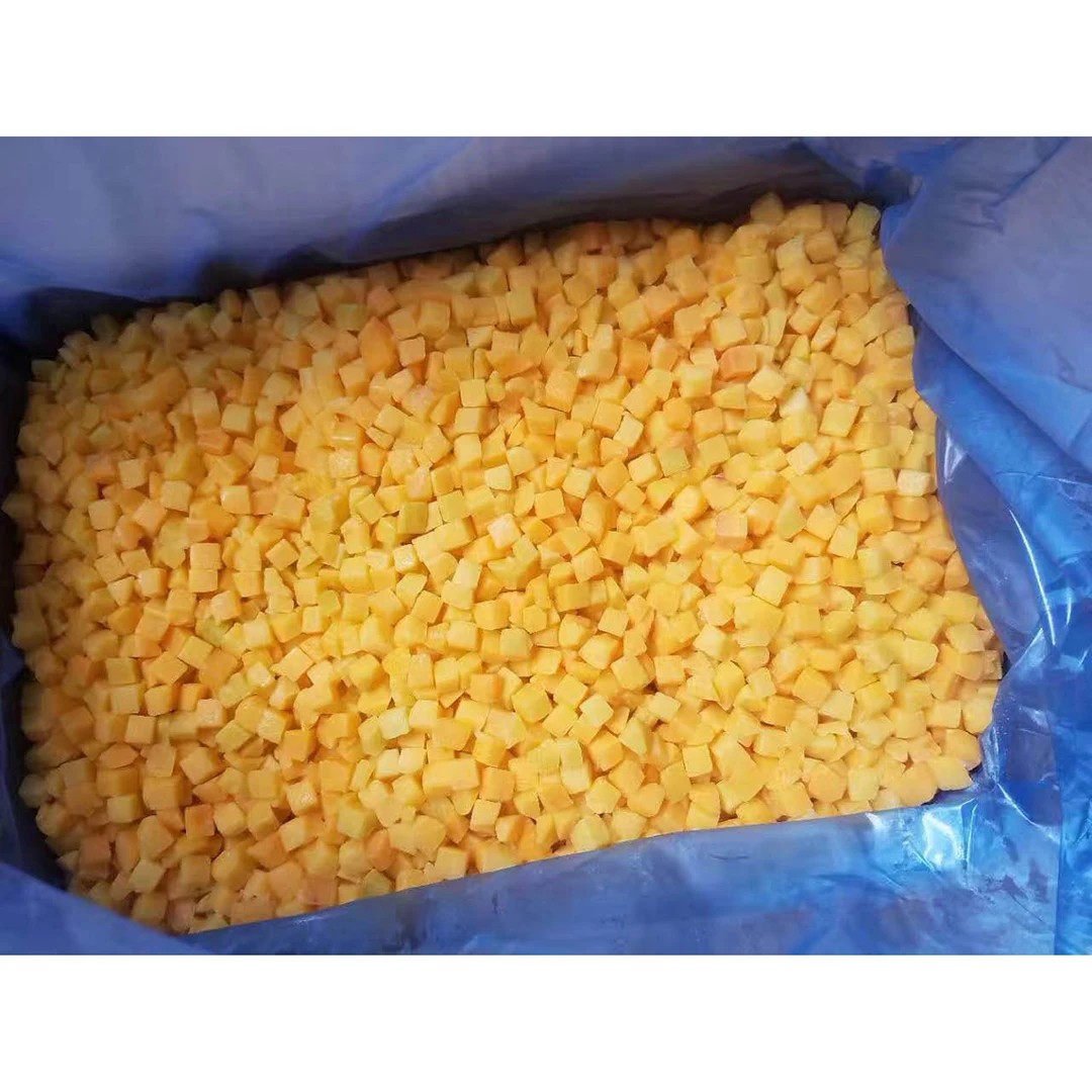 IQF Frozen Yellow Diced Peaches
