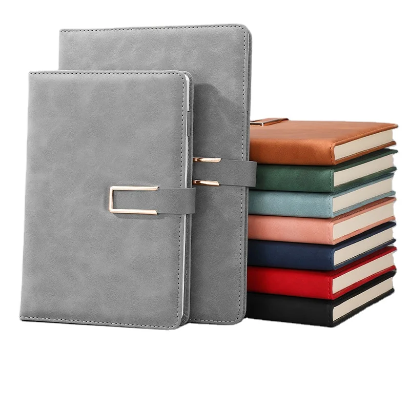 U-buckle Simple Art Cortex Thickened Notepad Creative A5 Gift Paper Products Wholesale Pu Notebook School