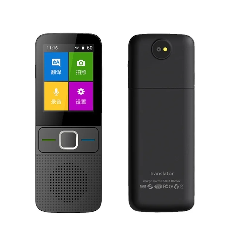 2022 new arrival Electronics brand new voice 138 languages pocket translator smart translators device with WIFI camera low price