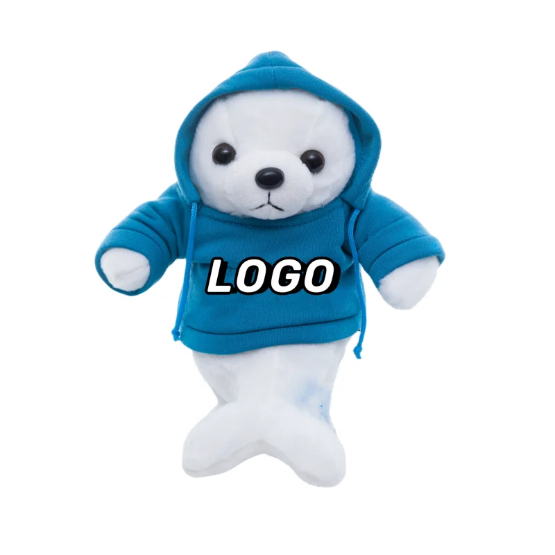 Custom fat cute seal plush sea animal plush seal toy for baby