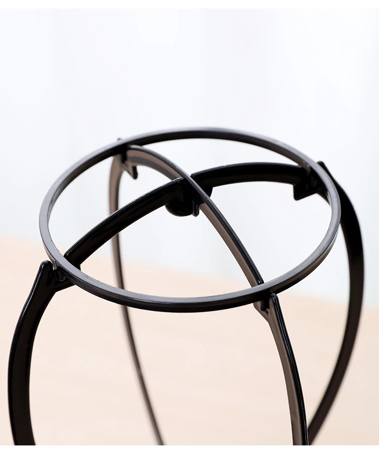 Wholesale High Quality Ajustable Wig Stands Foldable Plastic Display Hair Extension Tool Portable Folding Wig Stand