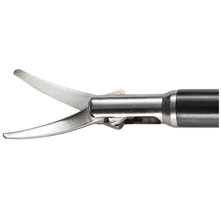 Euprun 10 мм многоразовые Лапароскопические хирургические инструменты ручные изогнутые ножницы и зажим из нержавеющей стали