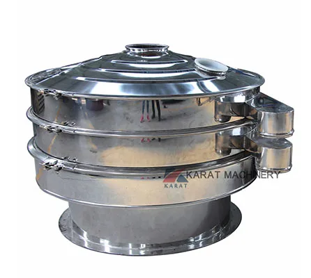304 stainless steel rotary vibrating screen sieve machine for flour