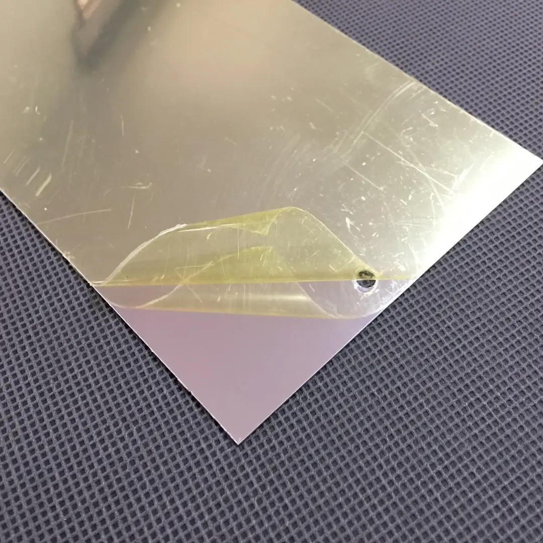 0.4mm 0.5mm 0.8mm Thickness Mirror Reflector Aluminum Sheet for UV Lamp