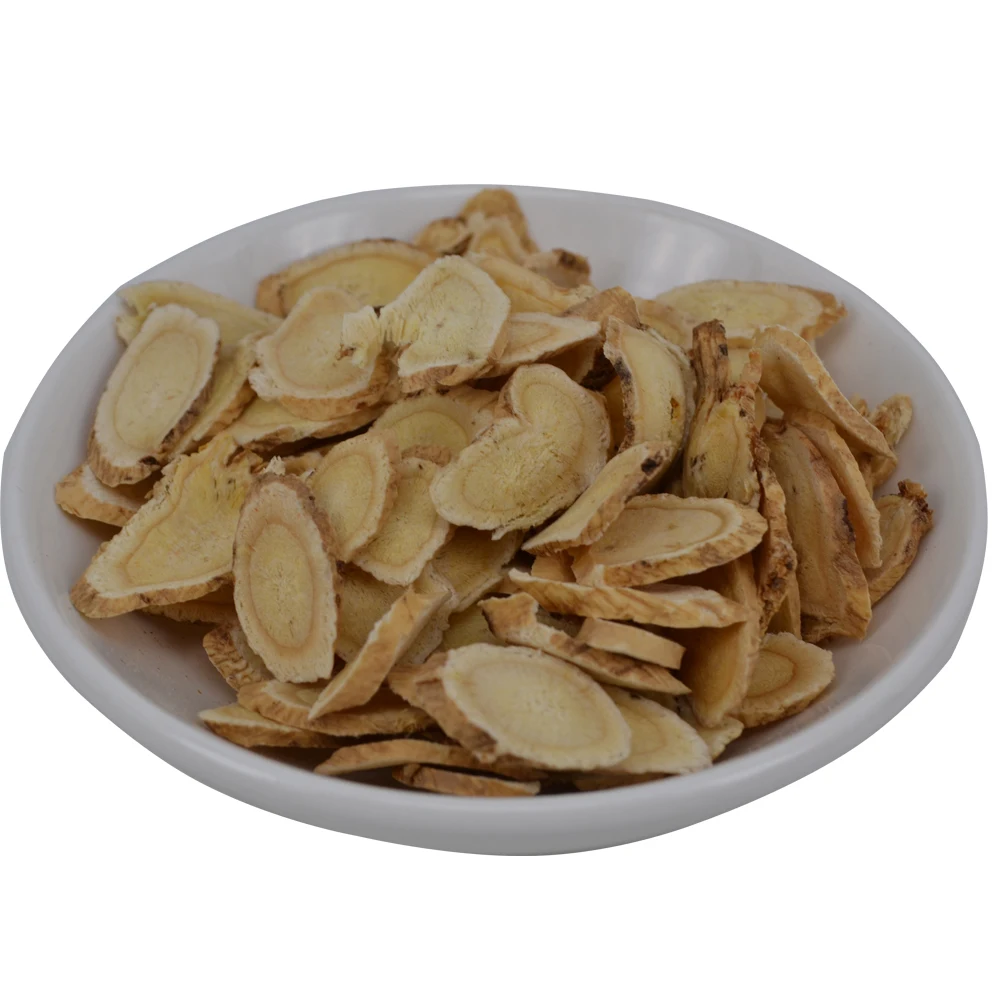 
best-selling traditional Chinese herbal medicine huangqi with high quality dried astragalus root slice 