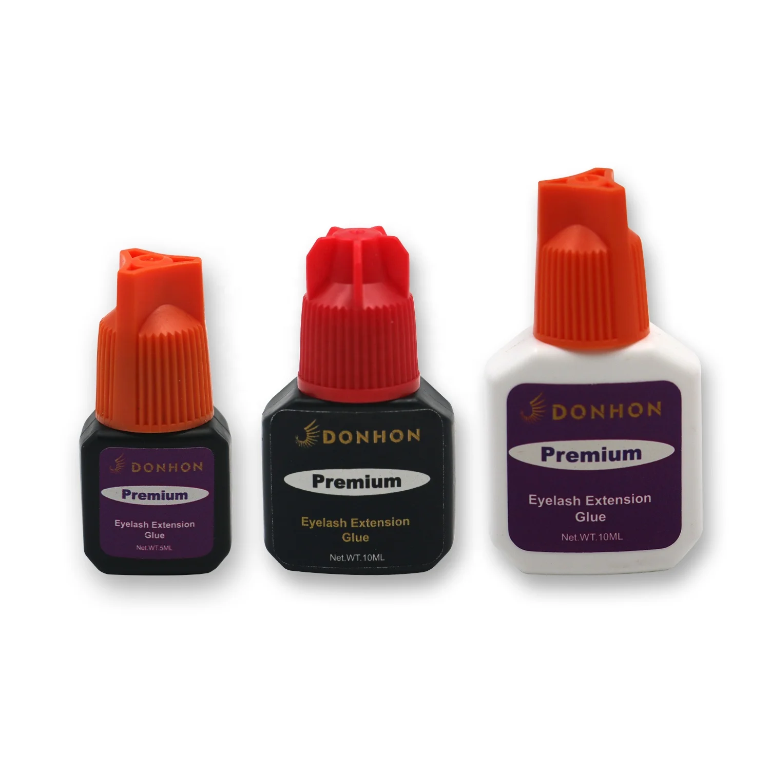 Premium Eyelash Extension Glue  Adhesive for Long Lasting Individual Eyelash Extensions 1-2s Fast Drying 6-8 Week Retention