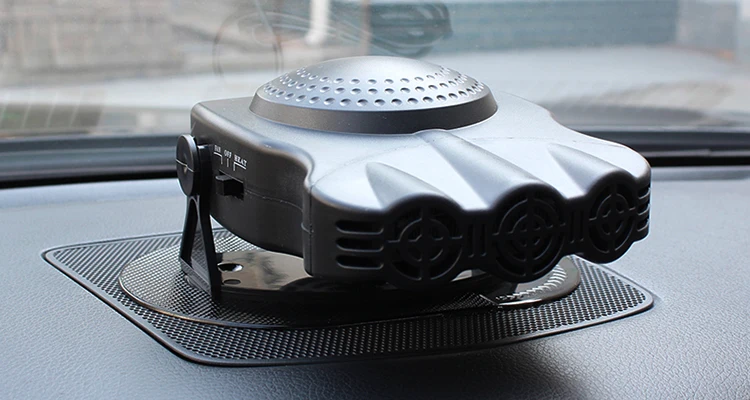 Windshield Car Heater 12V 150W Car Portable 2 in 1 Ceramic Heating Cooling Heater Fan Defroster Lighter with Hidden Handle