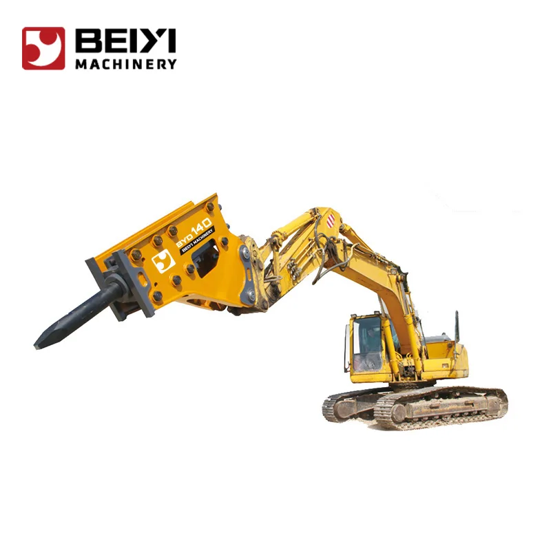 Excavator Hydraulic Breaker Hammer - Mini Excavator Rock Breaker Machine, Heavy-Duty Hammer Breaker for Sale