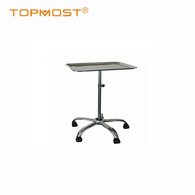 Hospital Stainless Steel Mayo Stand Medical Mayo Trolley for Nursing/ Operation Room