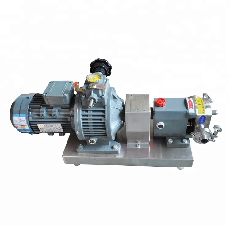 2024 Hot Sale rotary lobe pump small gear transfer lobe pump food grade sauce  rotor pump