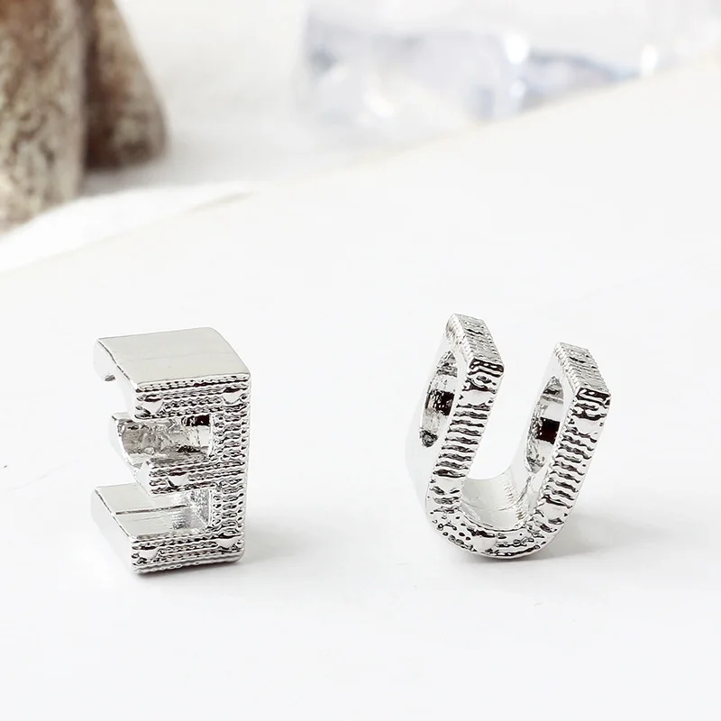 A-Z Metal Alphabet Beads for Jewelry Making DIY Letter Beads