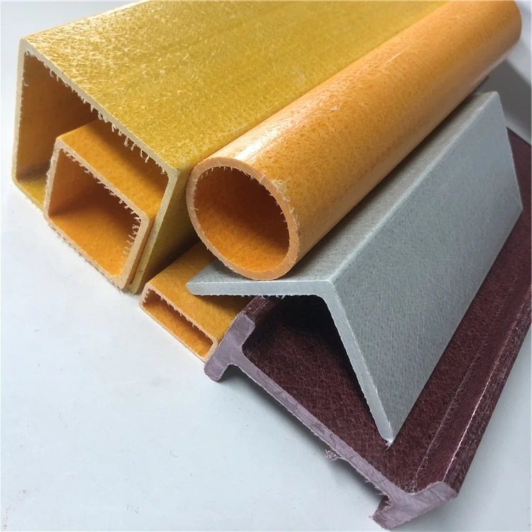 customized fiberglass structural beams GFRP reinforced plastic beams pultruded fiberglass profiles