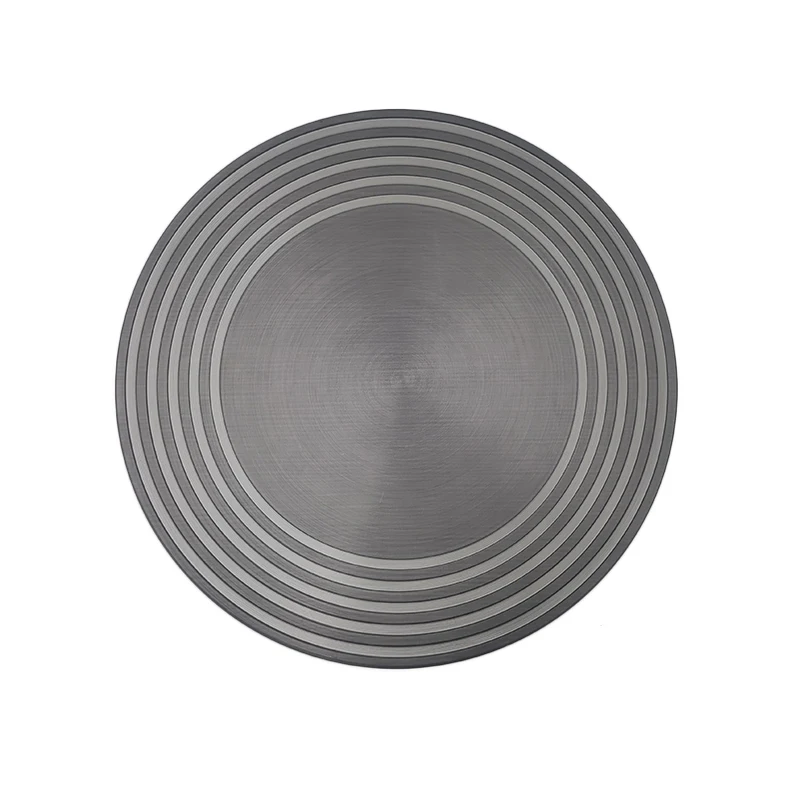 Round Aluminum Meat Fast Defrost Thawing Tray Kitchen 2 in 1 Aluminum Plate Fast Heating for Stovetop