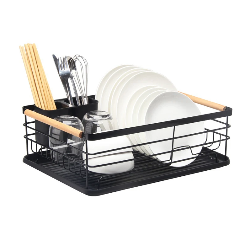 Kitchen Accessories Single Layer Extended Exspandable Over Sink Dish Rack Drainer