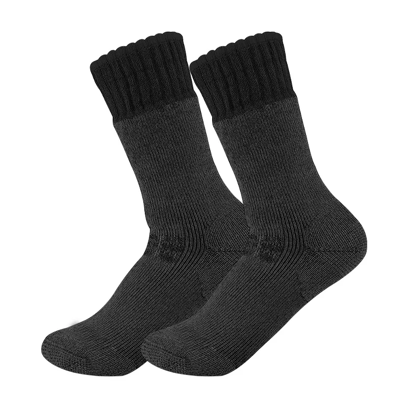 OEM ODM Unisex Thickened Outdoor Trekking Cashmere Merino Wool Ski Hiking Socks