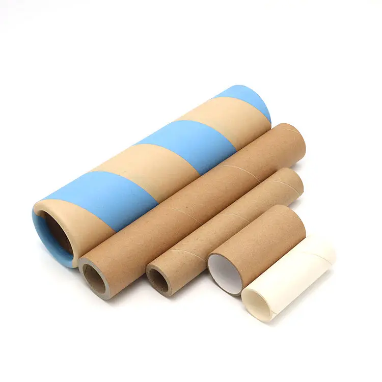 Customized Kraft Mailing Tube New Design for Textile Roll Bio-Degradable Craft Paper Core for Poster Packaging