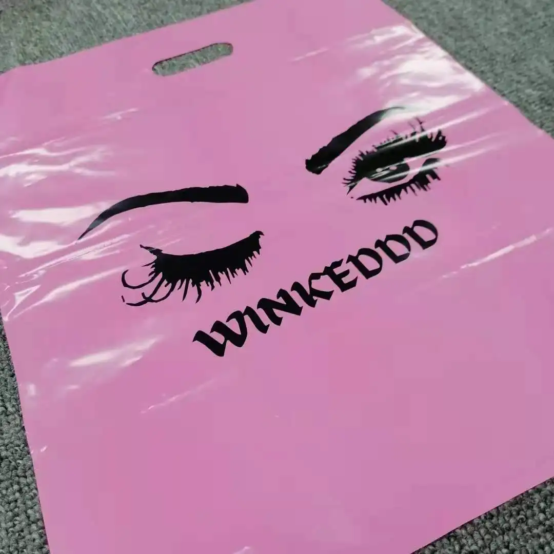 Заводская цена, индивидуальный логотип, Печатные полиэтиленовые пакеты для покупок