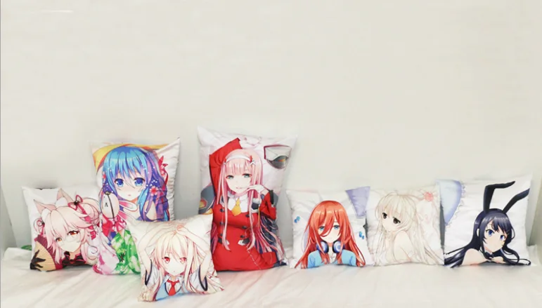  Подгоняйте японское аниме Re:One Hugging Body наволочка оптовая продажа Dakimakura Сделай Сам Персонализированная Сексуальная девушка