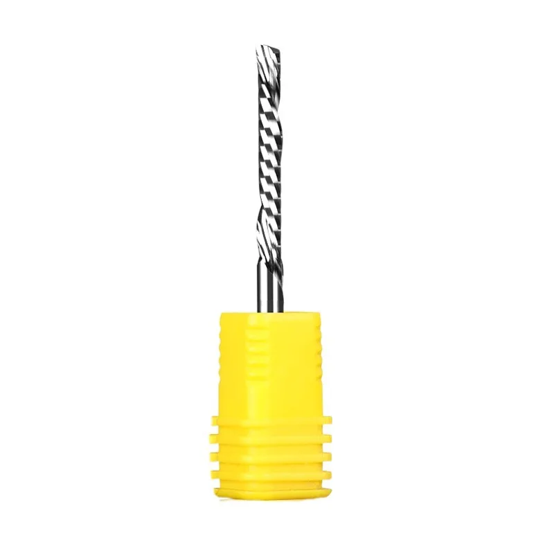 Hot pin left hand down cutting single edge milling cutter is used for cutting PVC plates router bit