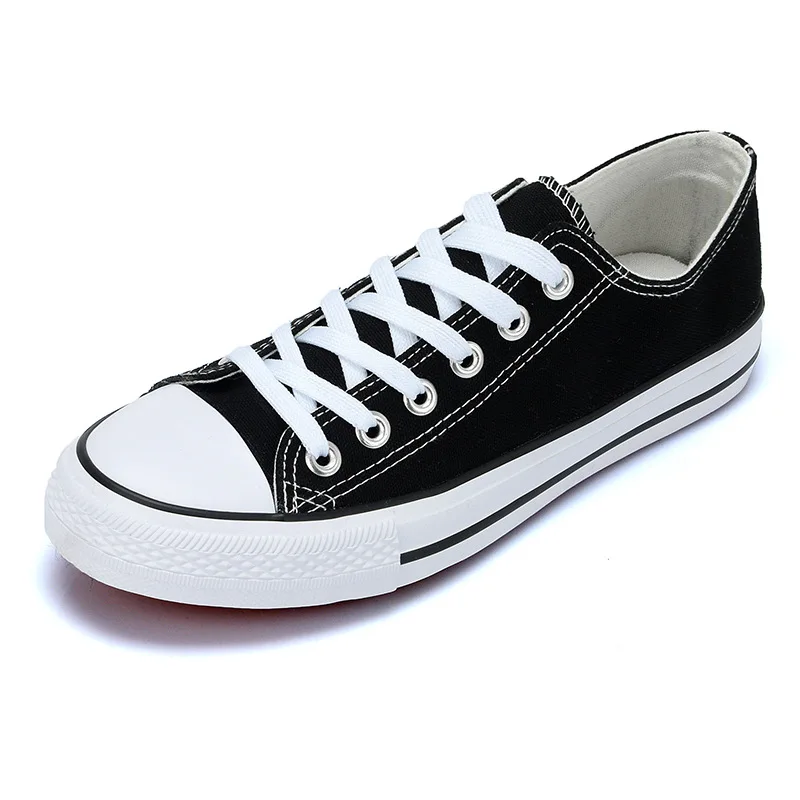 Unisex Couple Youth Student College Simple Fashion Top Hot Selling Summer Trend Breathable Canvas Casual Shoe For Men And Women