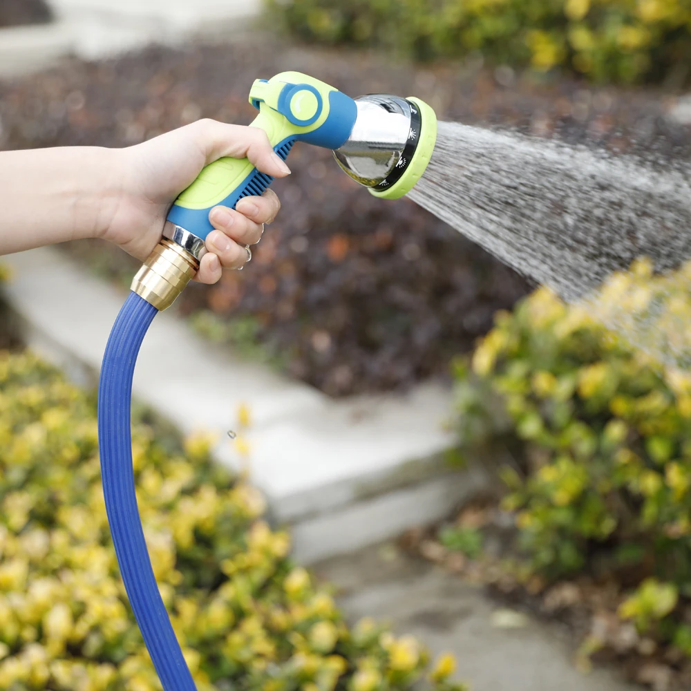 50ft 100ft Expandable Hose 10 Function Spray Gun Expanding Garden Water Hose Pipe Garden Hose
