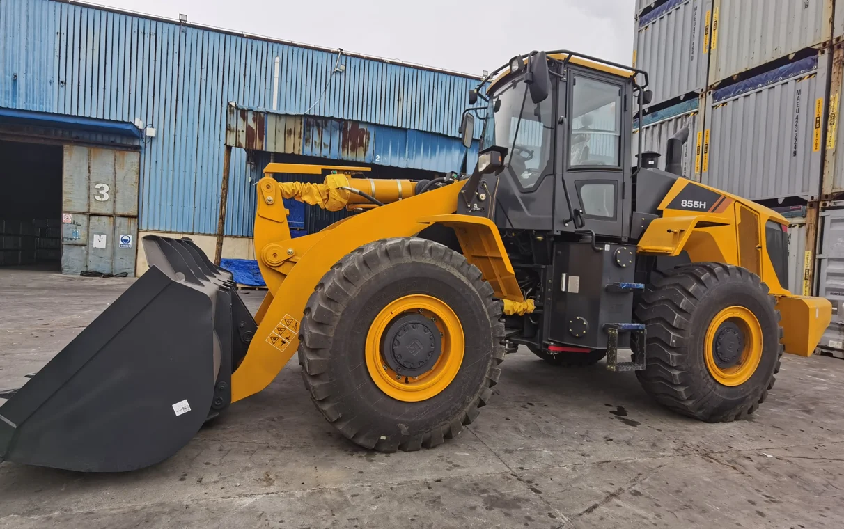Chinese Factory 5 Ton Wheel Loader Front Loader CLG855H for Sale