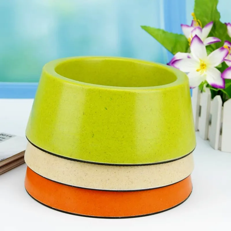 Amazon Hot Sale Bamboo Fiber Feeding Supplies for Small Dog Pets Feeder Food and Water for Dogs and Cats