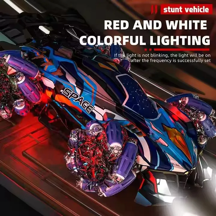 Selling 2.4ghz Remote Control Electric F1 Car Lights With Spray Rc Stunt Drift Car All-Terrain Rotary Electric Toy Car