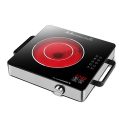 Low Price 2200W Electric Ceramic Stove Infrared Heating Household Hot Pot BBQ portable cooker electric Induction Cooktop single