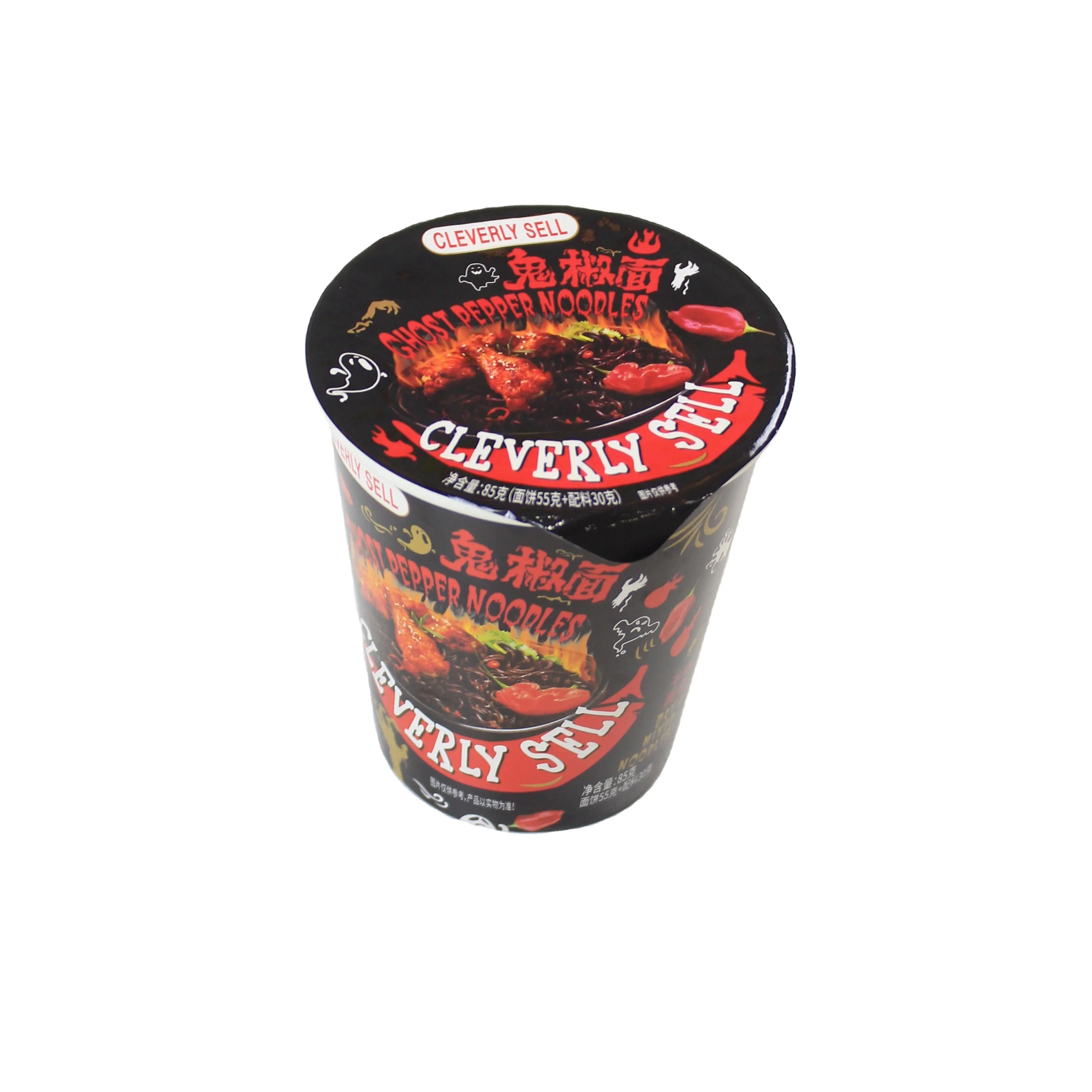 Free Sample Factory Manufacturer Cup Instant Noodles Best Selling Ghost Pepper Noodles Ramen Korean Noodle