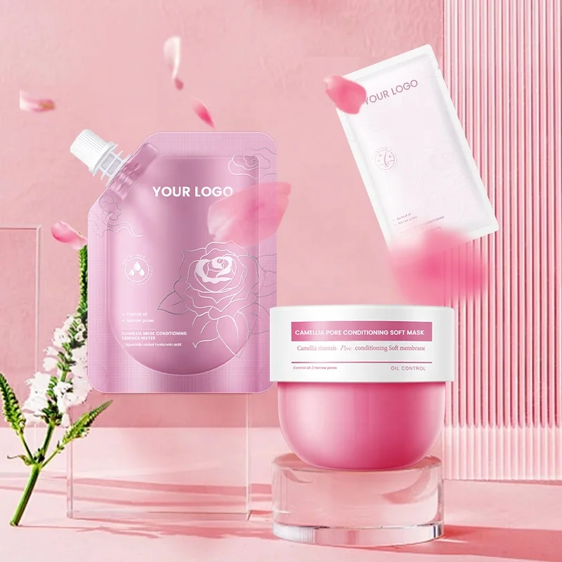 MULAN Camellia Face & Body Set Pore Treatment Soft for All Skin Types Whitening and Firming Skin
