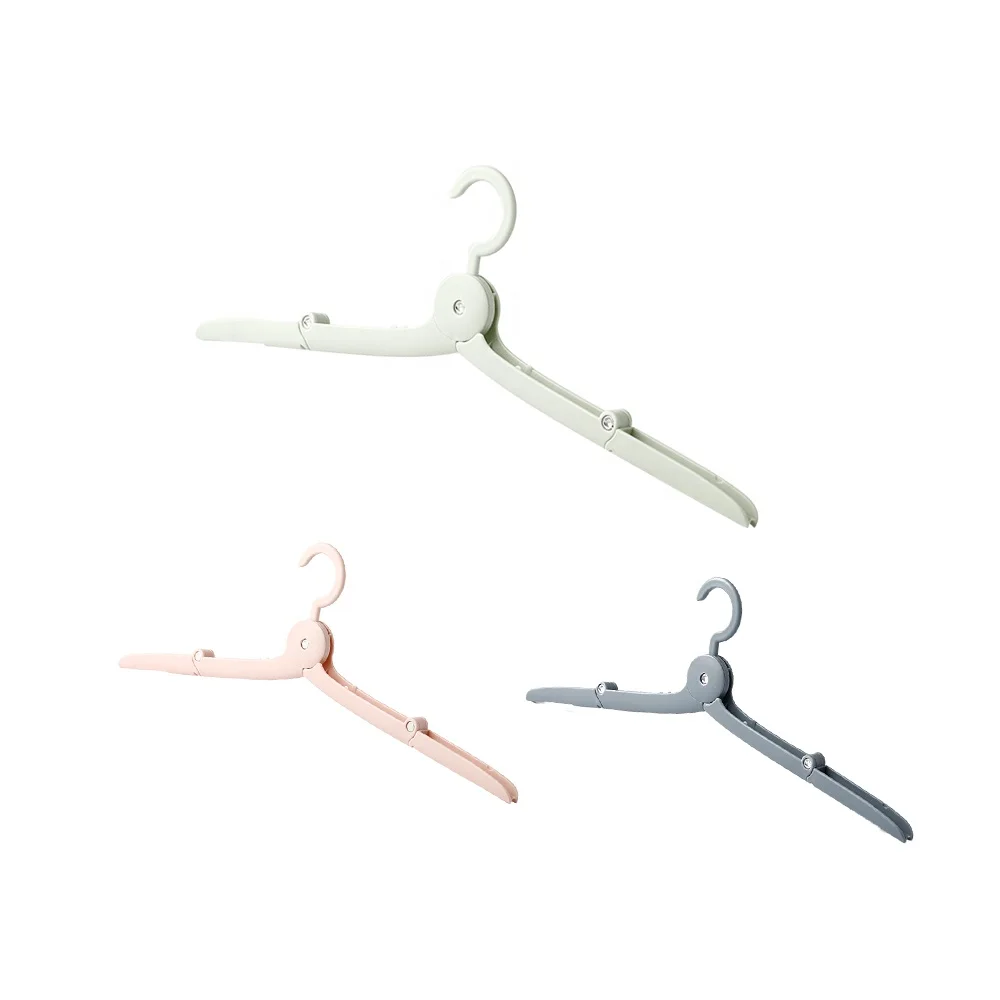 Hot Selling Collapsible Plastic Clothes Hanger, Manufacturer Folding Plastic Hangers For Clothes