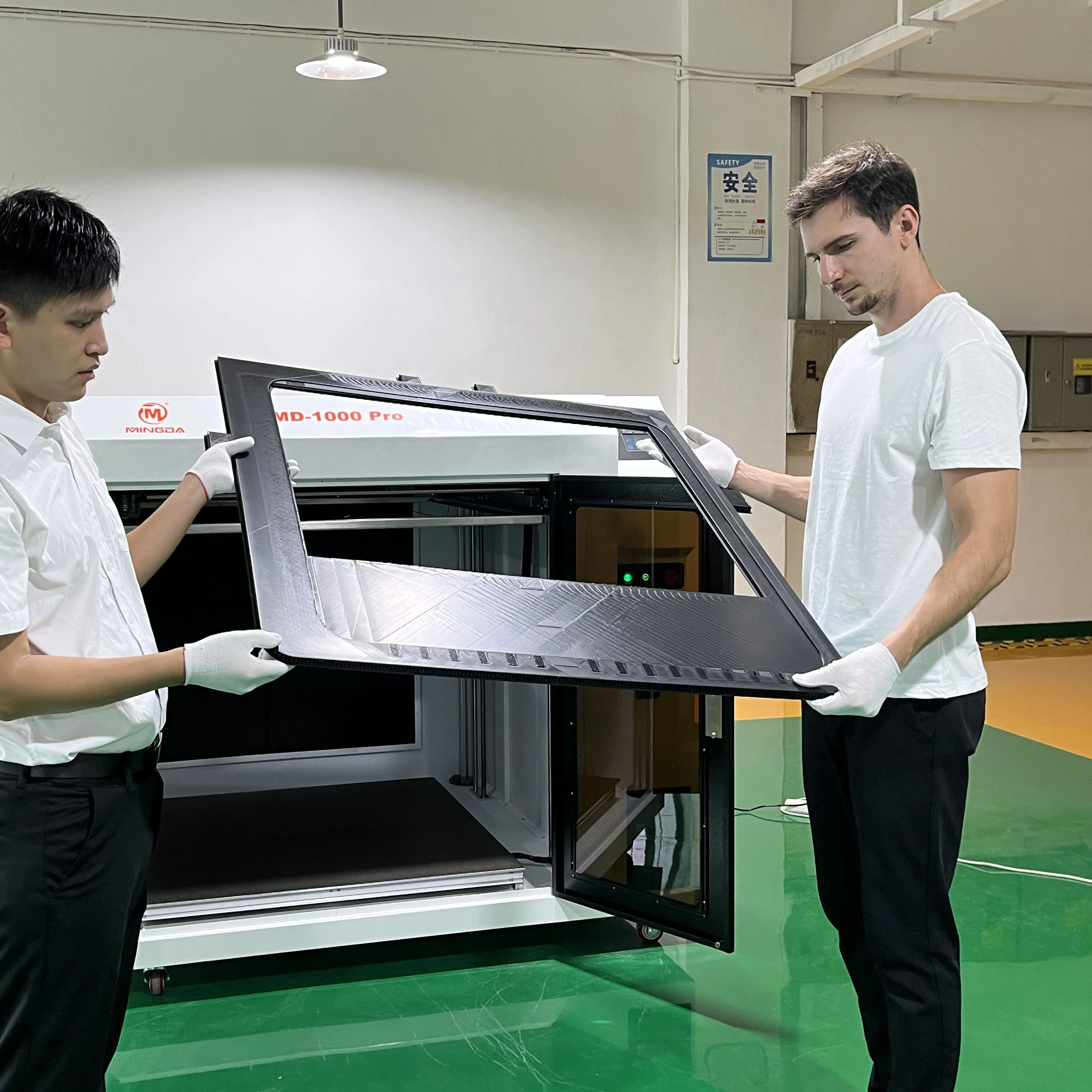 Mingda auto leveling fast printing nylon  PA12 Carbon Fiber impresora industrial big size 3d Printer 1000 * 1000 * 1000 mm