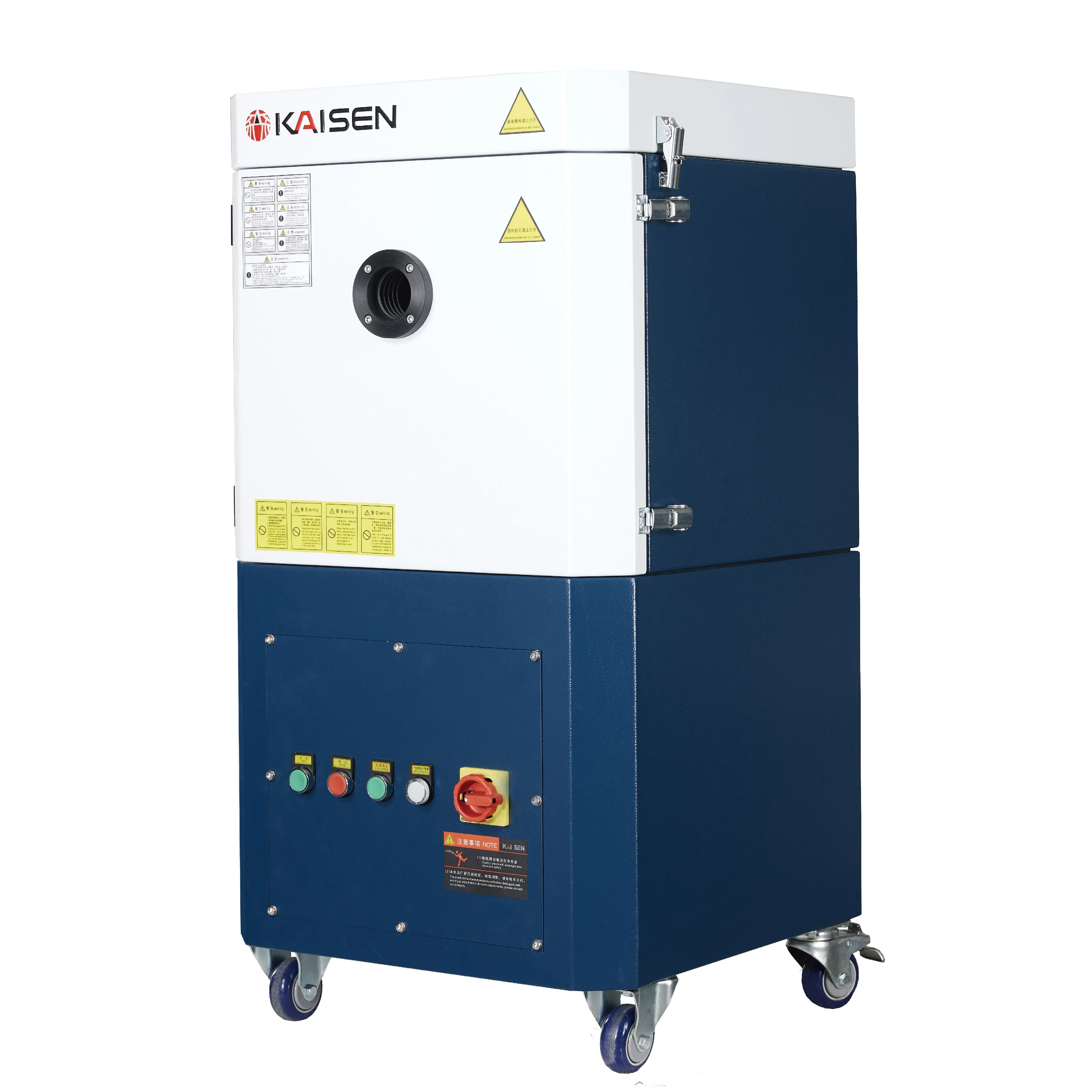 semi-automatic cleaning KSG-1.5A series mobile high vacuum dust collector with intelligent PLC