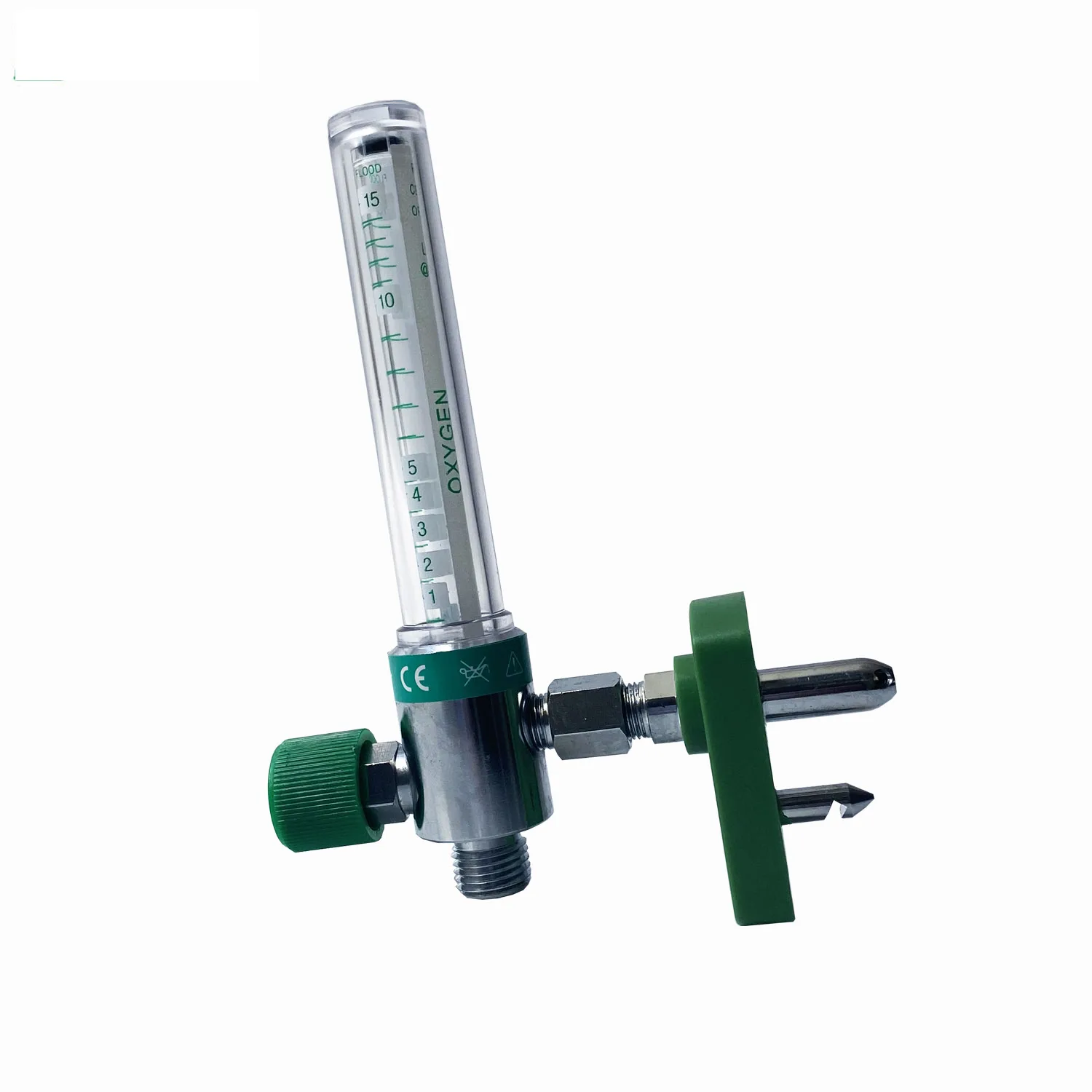 High quality and good price Medical Oxygen regulator Flow meter with humidifier bottle Flow range 0-15LPM Chemetron adapter