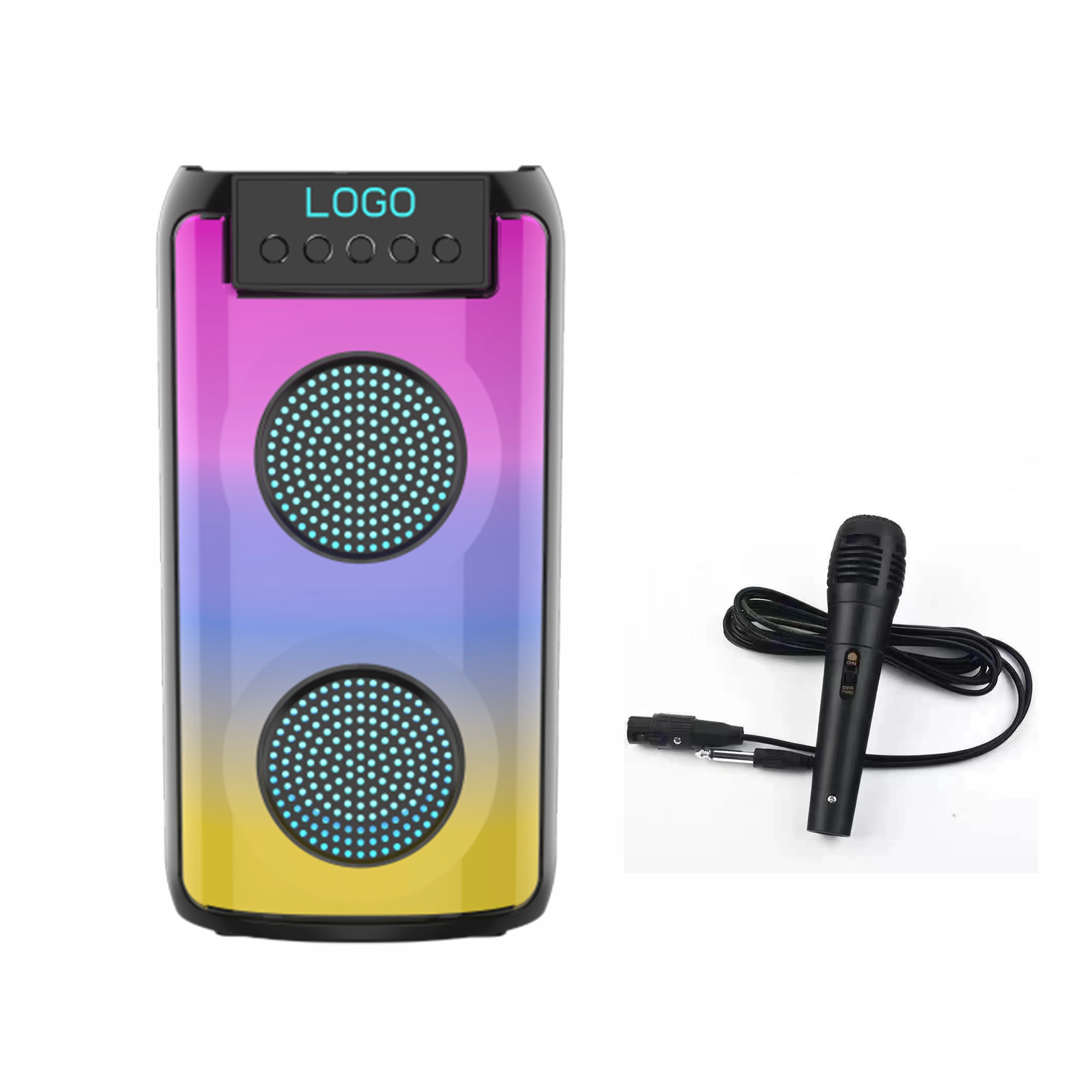 портативный караоке беспроводной динамик Dj акустическая система