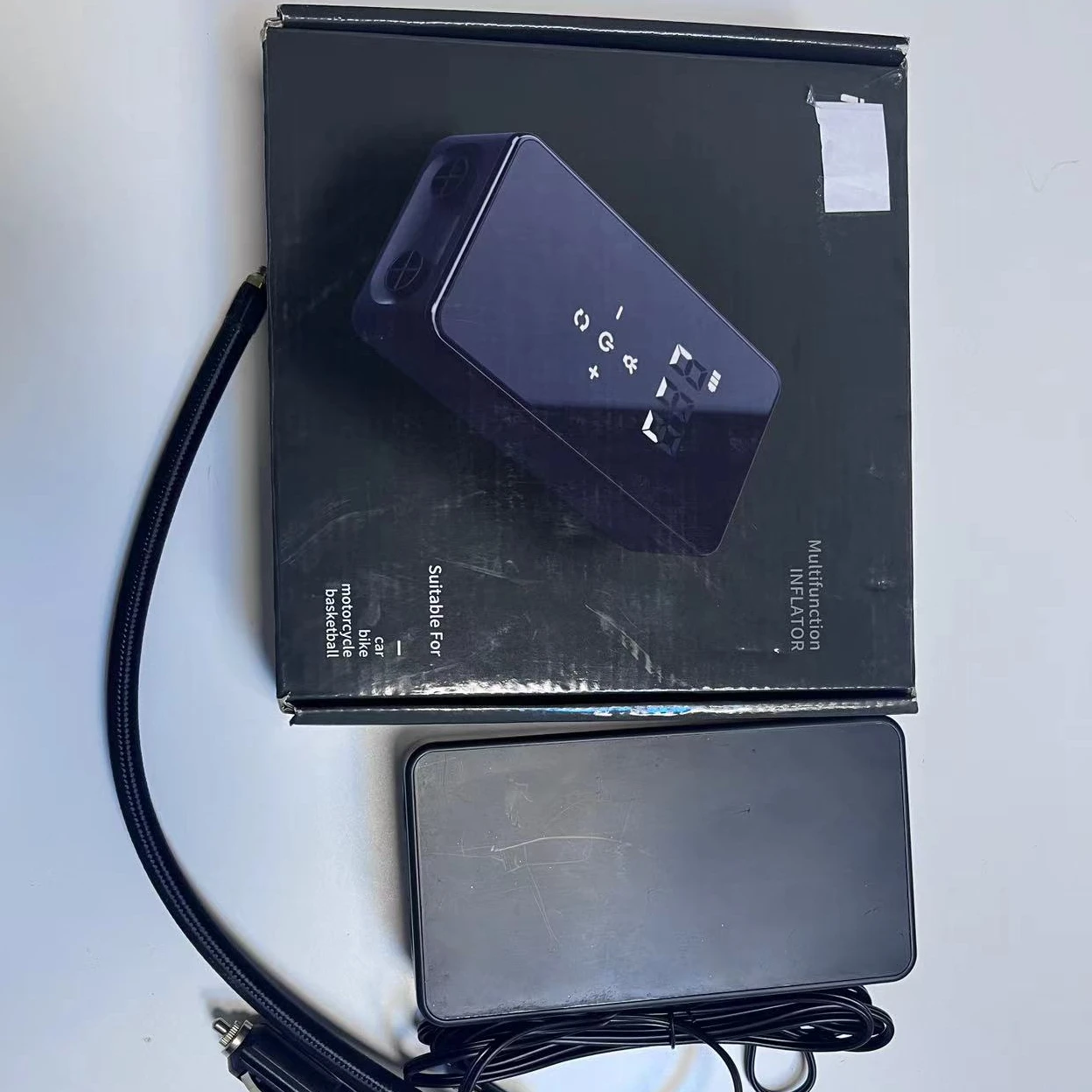 SF2166 Full Touch Sreen  multiple function Tire Inflator Pump Hot Sales 150psi Electric Cordless Car Bicycle Balloon 12v