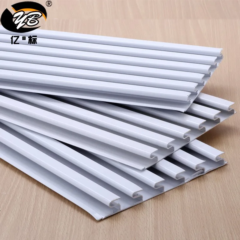 grooved Slotted MDF Aluminum panels Slat Wall Decorative Slatwall for Store Display