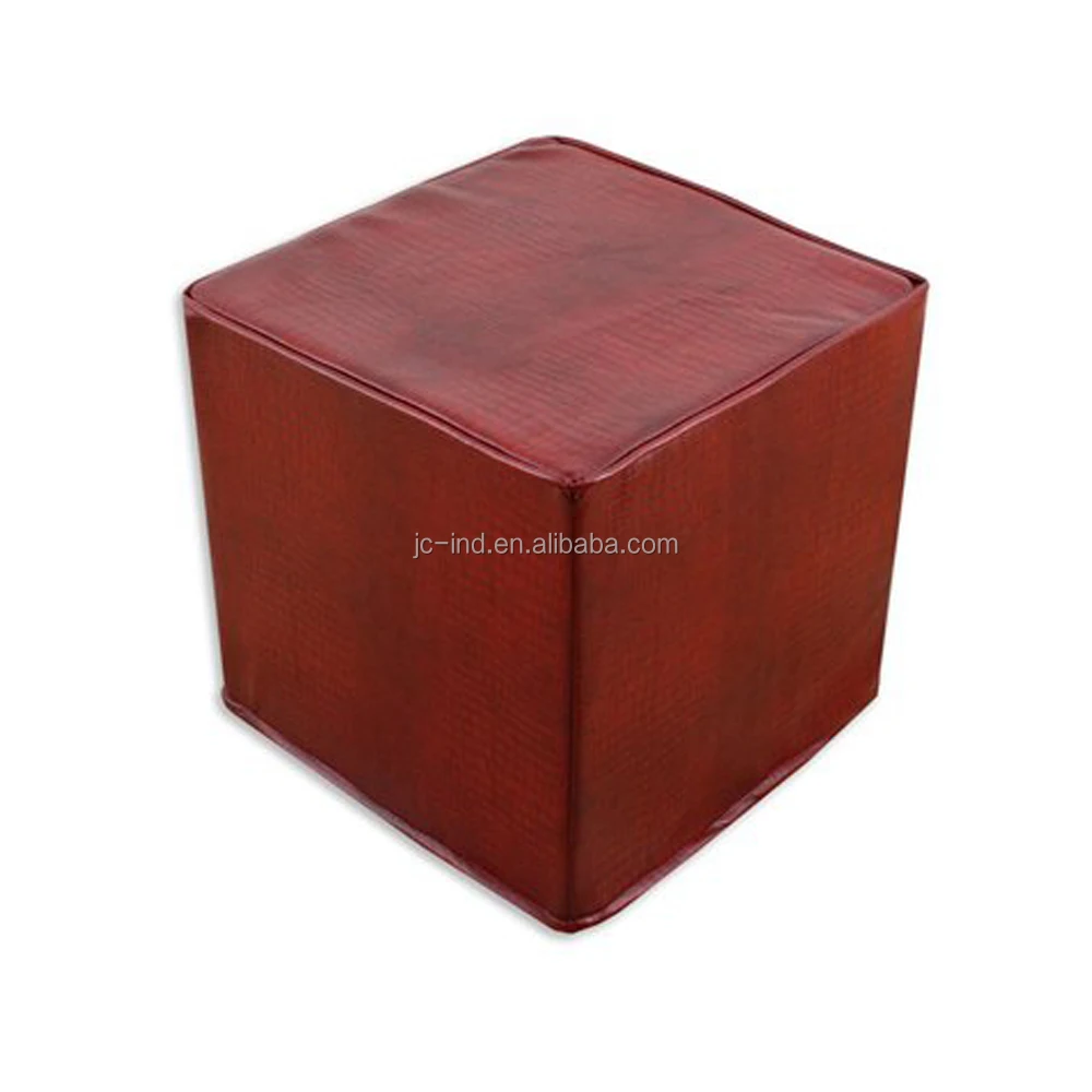 Memory Foam Round Modern Pouffe Ottoman Footstool Ottoman and Pouf Footstool