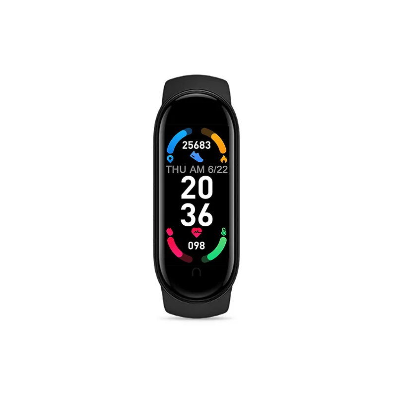 
2021 new product M6 M5 sports smart bracelet band heart rate call reminder fitness device M6 M5 smart watch 