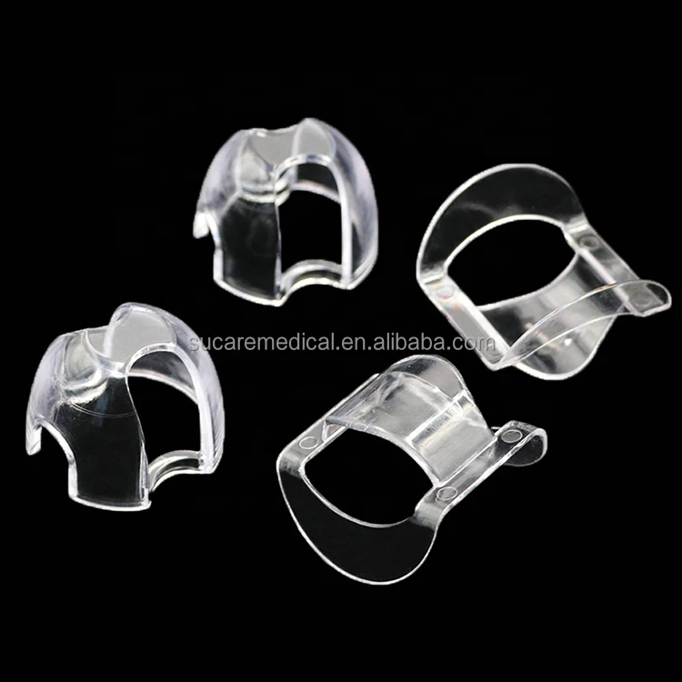 Стоматологический классический C-образный расширитель ротовой полости прозрачный пластиковый Ретрактор для зубных щек