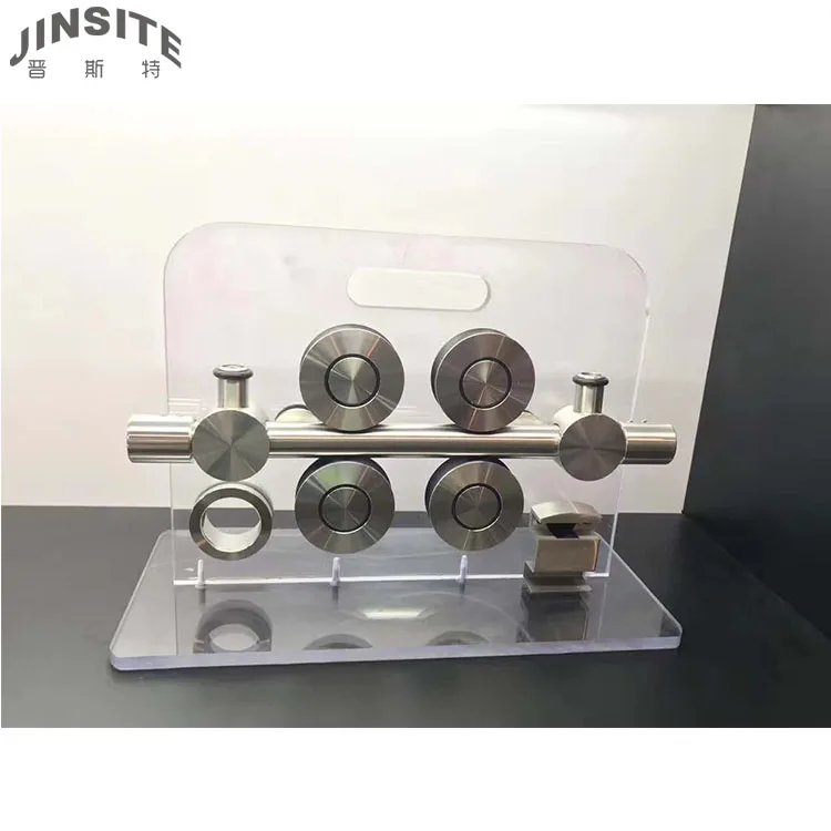 Mirror 304 Stainless Steel Glass Shower Sliding Door Hardware