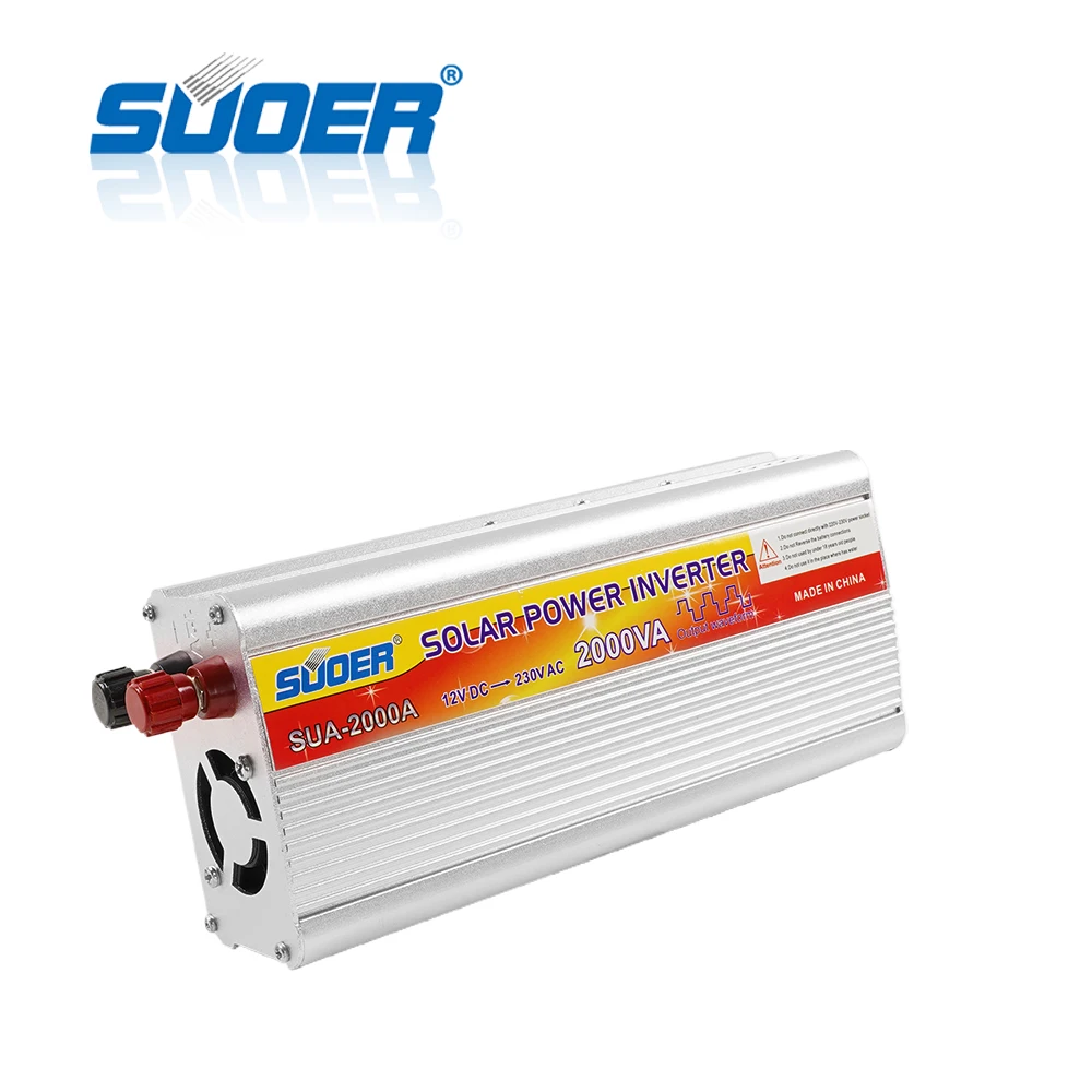 Suoer DC 12v AC 220v 2000W модифицированный синусоидальный инвертор солнечной энергии 2