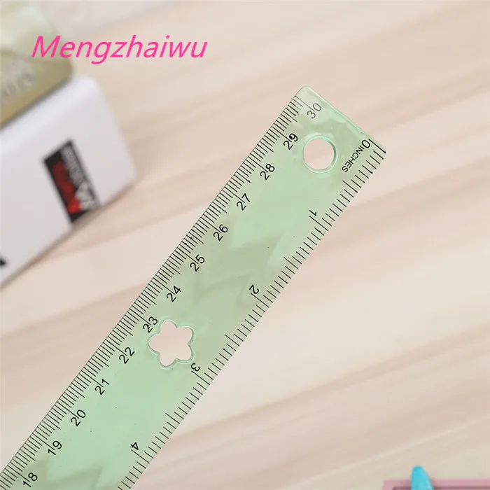 Thailand kawaii school supplies eco friendly stationery candy color Acrylic custom fashion design rulers promotion level ruler