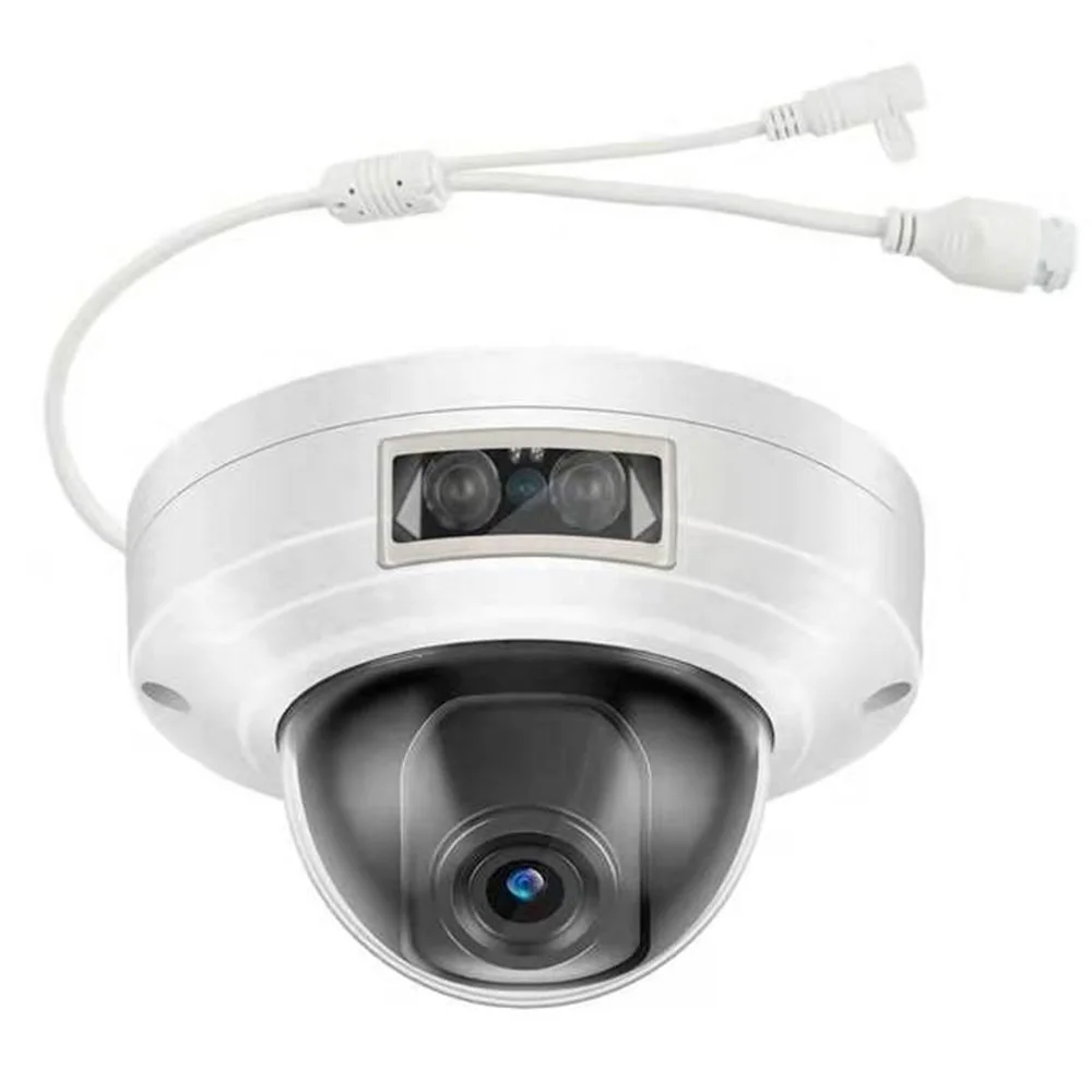 5MP Starlight Vandal-proof Network Mini Dome Camera with fixed Lens  full color day and night  built in PoE